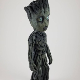 Life Size Baby Groot Sculpture 9.5 - thumbnail 2