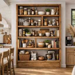 Rustic Bookcase - Industrial Reclaimed Shelf Unit Scaffold Board Style Shelving Solid Wood Bookshelves - thumbnail 2