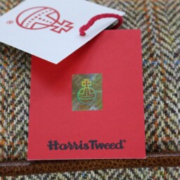 Harris Tweed 2 Seater Chesterfield Sofa L002H Medium Brown Leather - thumbnail 3