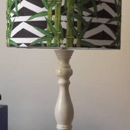 Bamboo Pattern Lampshade Japanese Style - thumbnail 3