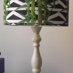Bamboo Pattern Lampshade Japanese Style - thumbnail 2