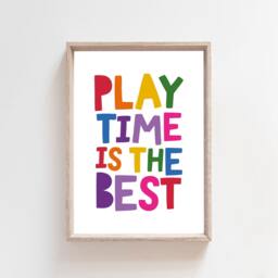 Set Of 3 Playroom Prints, Rules, Let's Read Print, Boys Bedroom, Girls Play Wall Art, Reading Corner - thumbnail 3