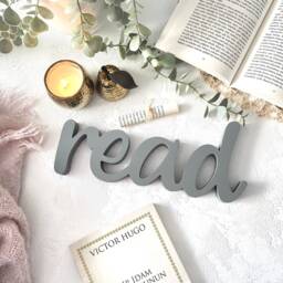 Read Wooden Letters, Sign Nursery Wall Decor, Kids Bedroom Decor, Wall Decor, Playroom Hanging - thumbnail 2