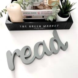 Read Wooden Letters, Sign Nursery Wall Decor, Kids Bedroom Decor, Wall Decor, Playroom Hanging - thumbnail 3