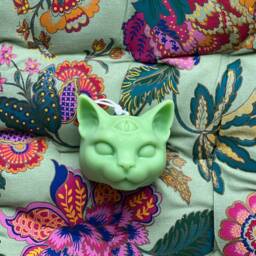 Mystic Cat Candle - Novelty Gifts Handmade Soy Wax Decorative - thumbnail 3