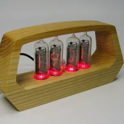 Wooden Nixie Tube Clock - In14 Tube, Rgb-Multicolor Backlight - thumbnail 4