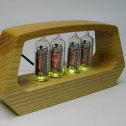 Wooden Nixie Tube Clock - In14 Tube, Rgb-Multicolor Backlight - thumbnail 3