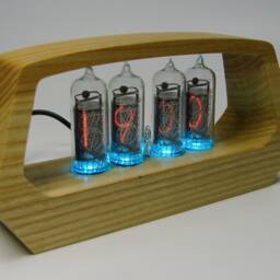 Wooden Nixie Tube Clock - In14 Tube, Rgb-Multicolor Backlight - thumbnail 2