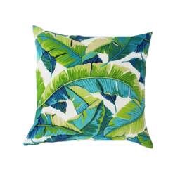 Tropical Outdoor Cushion Cover, Cover Only, Pillows, Green Cushions, Scatter Cushions, Any Size