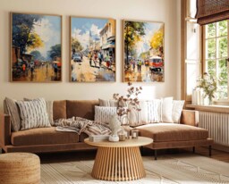 Set Of 3 Harare Travel Posters, Zimbabwe Prints, African Art, Floral Wall Black Art Poster, Decor, Gift