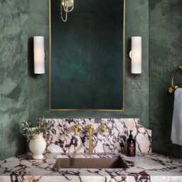 Handmade Rectangular Brass Mirror Vanity Or Bathroom Wall Decor - thumbnail 2
