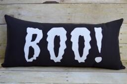 Halloween Pillow, Fall Pillow, Ghostpillow, Boo Pillow, Halloween Home Decor, Halloween Decorations - thumbnail 1