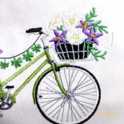 st Patrick's Day Pillow Covers, Embroidered Bicycle Cover - thumbnail 4