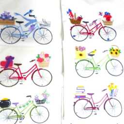 st Patrick's Day Pillow Covers, Embroidered Bicycle Cover - thumbnail 3