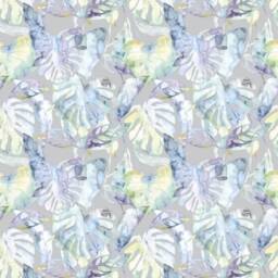 Voyage - Salvador Violet Watercolour Botanical Monstera Leaf Cushion Cover Handmade Throw Pillow Designer Home Decor - thumbnail 3