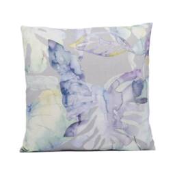 Voyage - Salvador Violet Watercolour Botanical Monstera Leaf Cushion Cover Handmade Throw Pillow Designer Home Decor - thumbnail 2