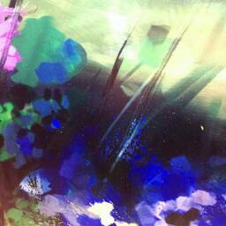 Abstract Metal Wall Art Floral Landscape Sculpture By Tomouk - thumbnail 2