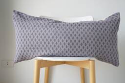 Bohemian Dot Block Print Mudcloth Hmong Pillow Case - thumbnail 1