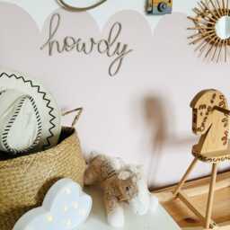 Howdy Wall Sign - Western-Inspired Decor For Kids' Rooms, Nurseries, Or Fun-Loving Adults - thumbnail 3