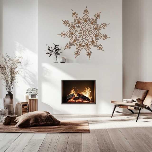 Mandala Symbol Vinyl Decal - Master Bedroom & Meditation Wall Art - image 1
