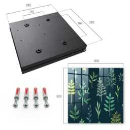 Watercolor Leaves Key Cabinet For Home, Green Box Flowers & Plants, Lovers Of Nature Greenery - thumbnail 4