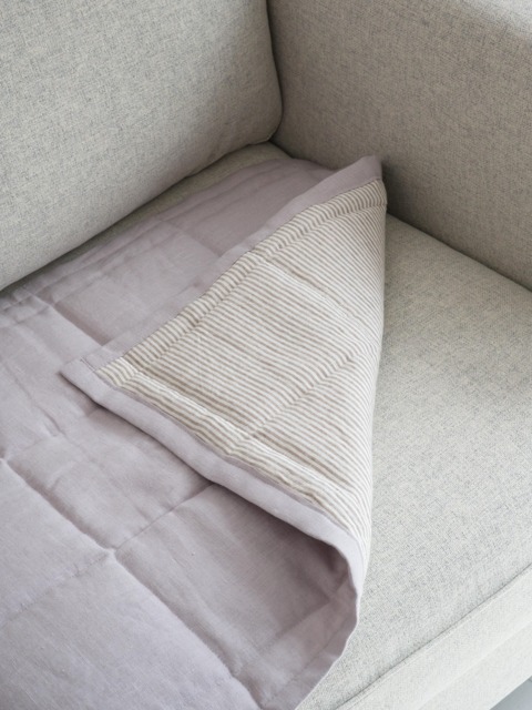 Couch Seat Cover For Pets & Kids, Linen Quilted Sofa Protector, Slipcover Only Sitting Area, Two Side Pad Topper 50xcp - image 1