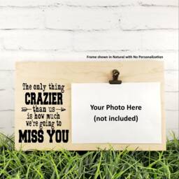 Going Away Gift, We Will Miss You Personalized Picture Frame, Boss Leaving Best Friend Custom Coworker Colleague Goodbye Gift - thumbnail 3