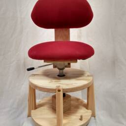 Ergonomic Musical Chair, Natural, Music Chair For Back Pain Relief, Furniture. Made in Ecc - thumbnail 2