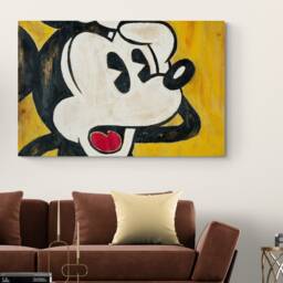 Mickey Mouse - Vintage Art Wrapped Framed Canvas Rolled Photo/Poster Print - thumbnail 2
