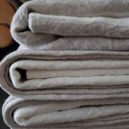 Linen Bath Towel, Heavy Linen Sauna Huckaback Towels, Thick Hand Accessory, Farmhouse Towels - thumbnail 4