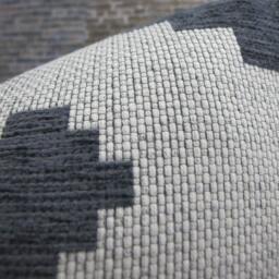 3Bm Designer Pillow Cover, Lumbar, 16 X 16, 18 18, 20 20, 22 22, Pixel Geometric, Grey - thumbnail 2