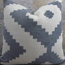3Bm Designer Pillow Cover, Lumbar, 16 X 16, 18 18, 20 20, 22 22, Pixel Geometric, Grey - thumbnail 3