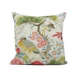 Scalamandre - Shenyang Bloom Timeless Traditional Chinoiserie Designer Cushion Cover Handmade Throw Pillow Luxury Home D??cor - thumbnail 2