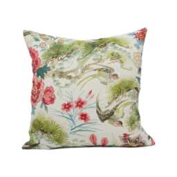 Scalamandre - Shenyang Bloom Timeless Traditional Chinoiserie Designer Cushion Cover Handmade Throw Pillow Luxury Home D??cor - thumbnail 3