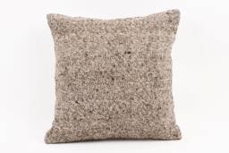 Turkish Kilim Pillow Cover 18'' Vintage Wool Cushion - thumbnail 1