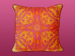 Angela Pillow - Pink/Yellow/Gold - thumbnail 1