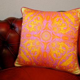 Angela Pillow - Pink/Yellow/Gold - thumbnail 2