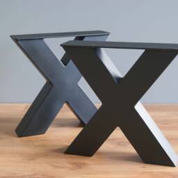 x Shape Bench Legs - Set Of 2 - Coffee Table Pieds De Tischbeine High Quality - thumbnail 3