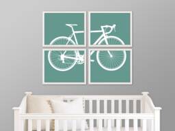 Bicycle Wall Art - Bicycle Art Print, Wall Decor, Bike Decor - thumbnail 1