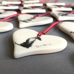 Black Labrador Christmas Ornament - Dog Keepsake Xmas Tree Decoration & Stocking Filler Gift - thumbnail 3