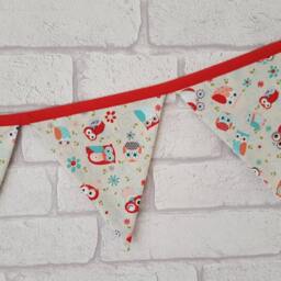 Owl Nursery Decor~Owl Bunting~Owl Cushion~Owl Baby Blanket~Nursery Decoration Set~Playroom Decor~Unisex Room~Nursery Bedding~Owl Decor - thumbnail 2