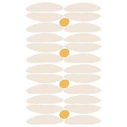 Super Size Fabric Daisy Wall Stickers Removable Nursery Decor - thumbnail 3