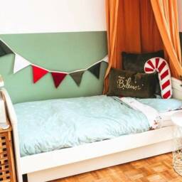 Christmas Garland Bunting Decs Scandi Wall Hanging Stair Decoration - thumbnail 4