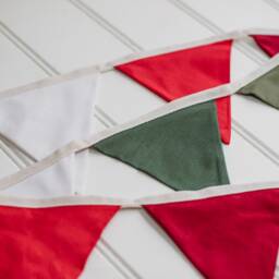 Christmas Garland Bunting Decs Scandi Wall Hanging Stair Decoration - thumbnail 3