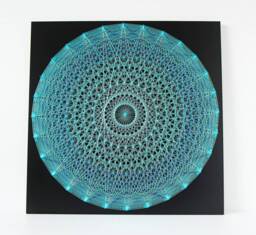 Sacred Geaometry String Art Universe New Wall Decor Mandala Home Pictures Cosmos Illustration Hanging Spiritual Zen - thumbnail 1