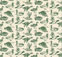 Ducks Green Baby Bedding -Mallard /Changing Mattress Cover - thumbnail 1