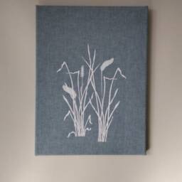 Blue White Wall Hangings Floral - thumbnail 3