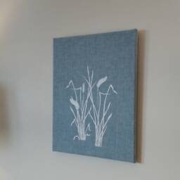 Blue White Wall Hangings Floral - thumbnail 2