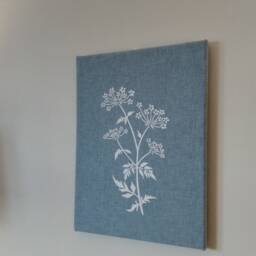 Blue White Wall Hangings Floral - thumbnail 4