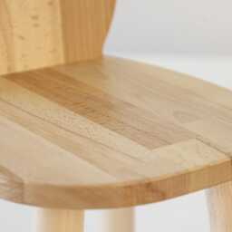 Toddler Name Custom Chair, Engraved Montessori Cat Ears Beech Wood Personalized Desk Chair - thumbnail 3